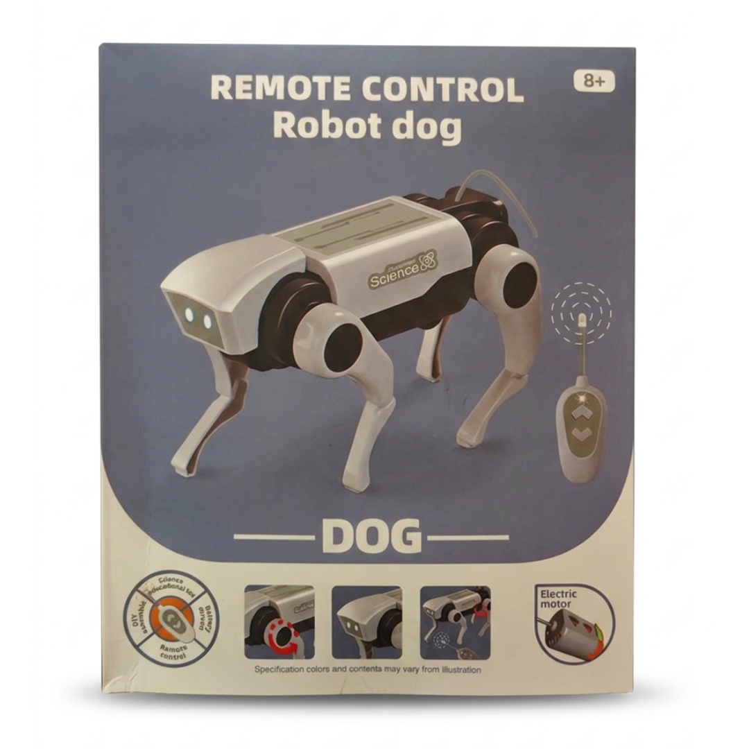 STEM DIY Remote Control Robot Dog Toy – Build & Play Robotic Pet