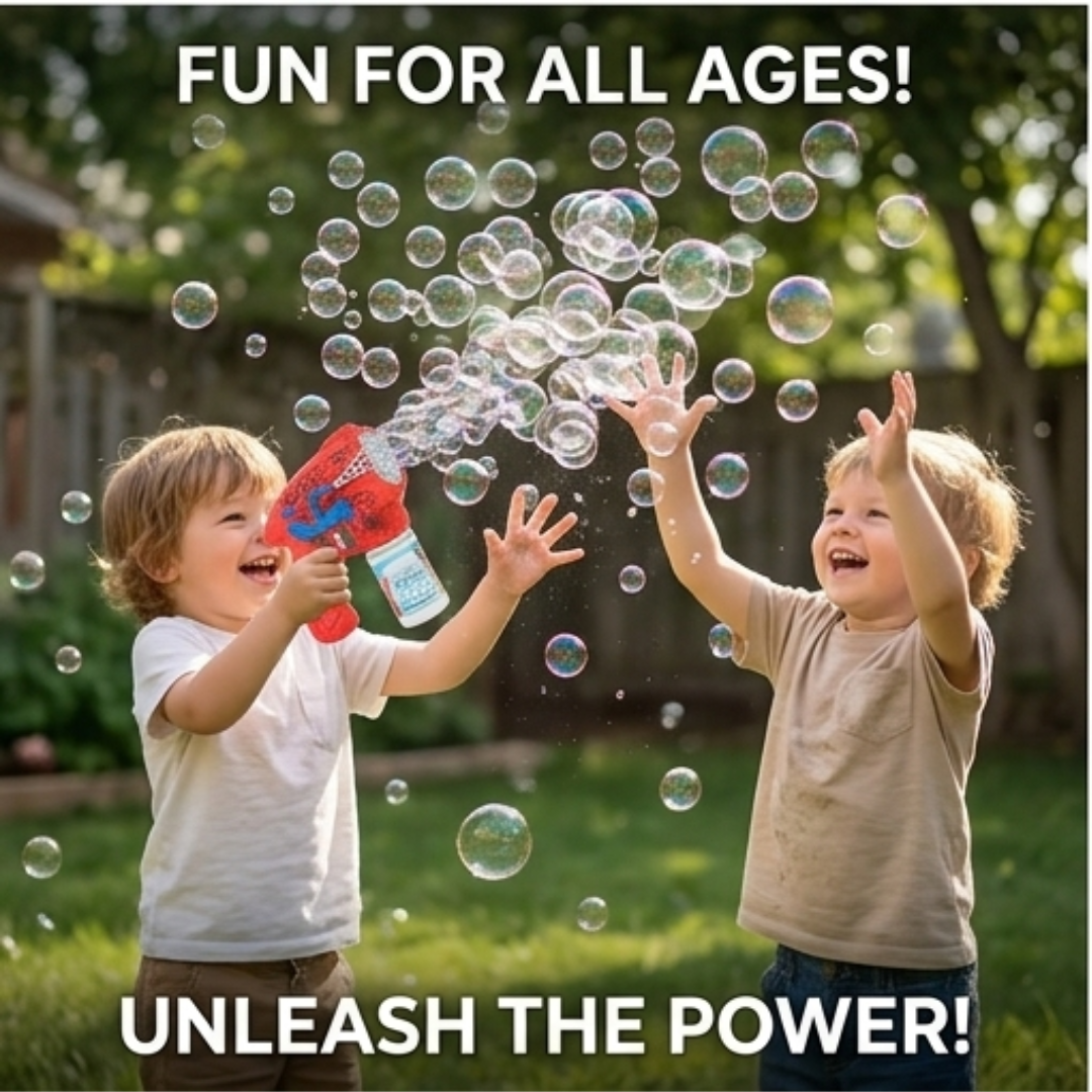 Spider Man Electric Bubble Gun Toy with Lights