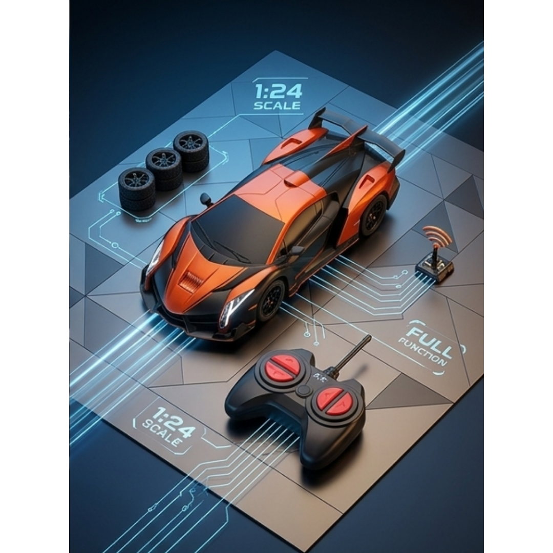 BX Remote Control Sports Car – 1:22 Scale RC Racing Car for Kids (Ages 3+)