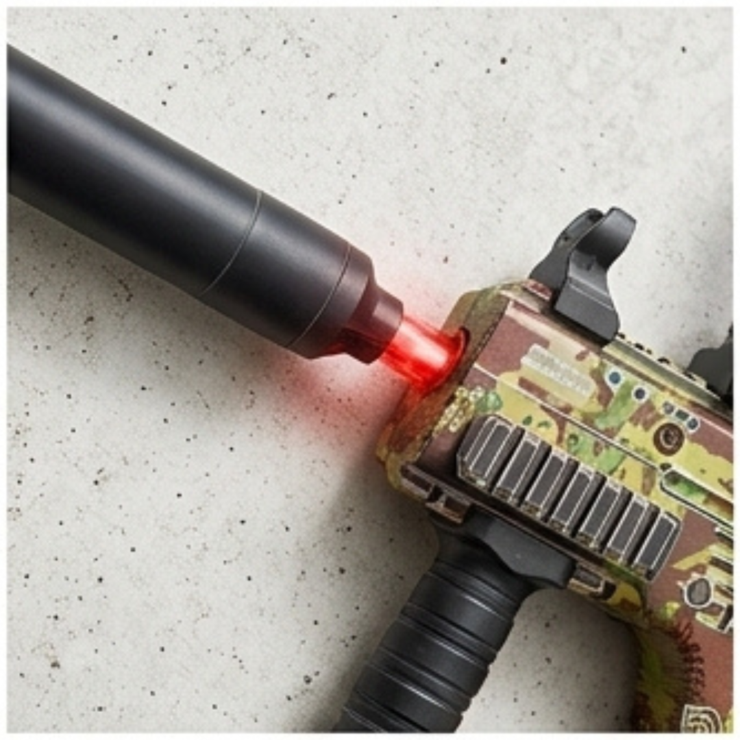 Assault Rifle Gel Blaster Gun – Electric Water Bead Shooter with Silencer (Ages 10+)