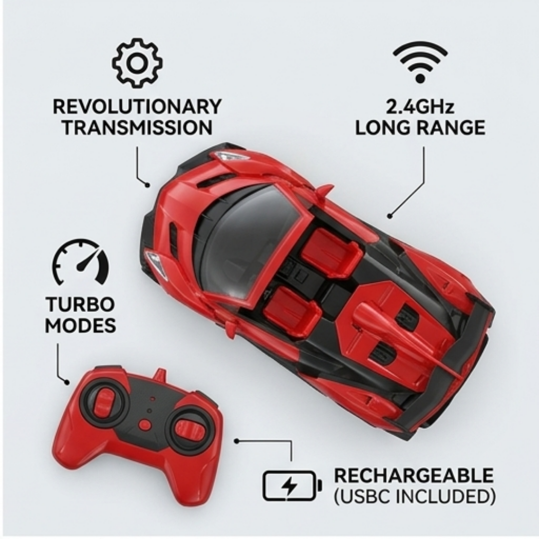 Modern Team RC Sports Car – 1:16 Scale Stylish Car for Kids (Ages 6+)