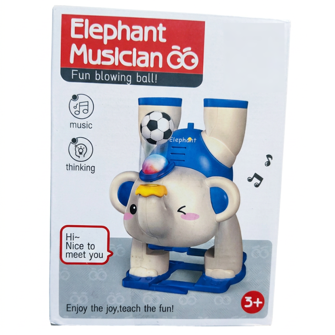 Blowing Ball Elephant Toy with Music & Lights – Interactive Toy for Kids (Ages 3+)