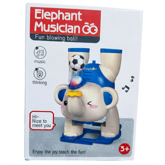 Blowing Ball Elephant Toy with Music & Lights – Interactive Toy for Kids (Ages 3+)
