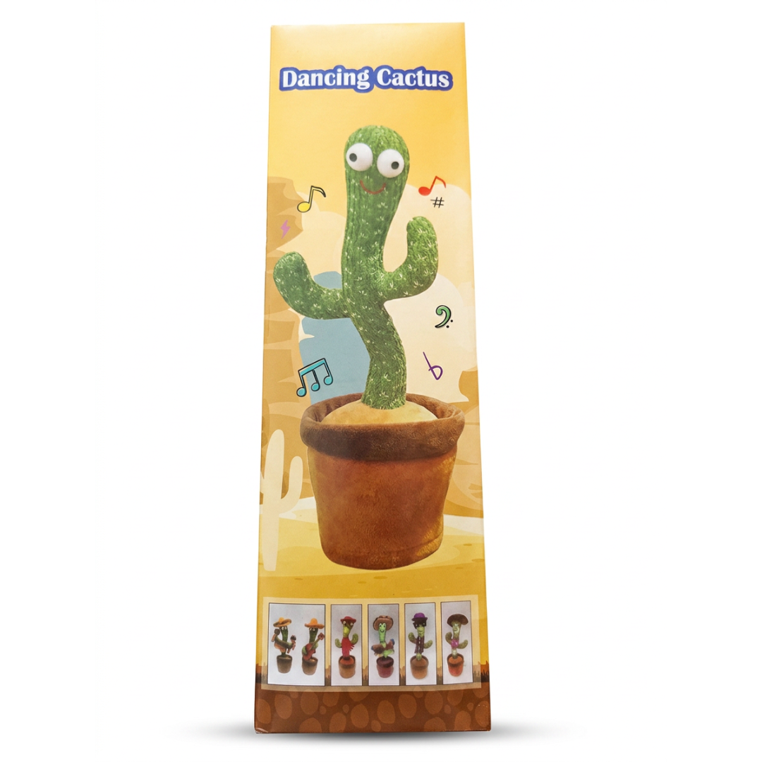 Dancing & Talking Cactus Plush Toy – Musical Rechargeable Cactus