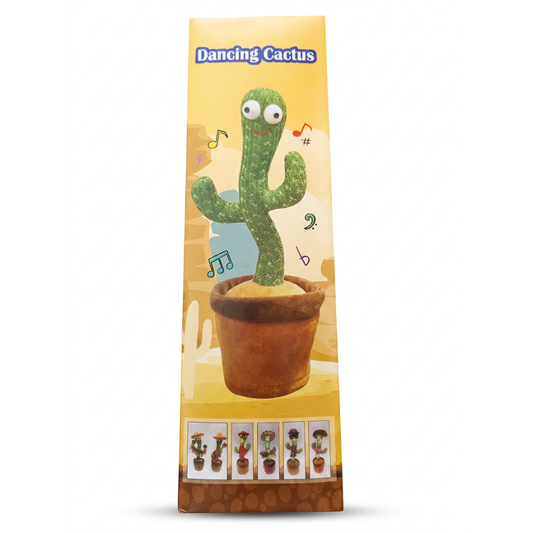 Dancing & Talking Cactus Plush Toy – Musical Rechargeable Cactus