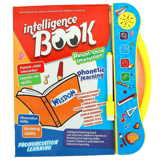 Intelligence Sound Book – English Learning Toy with Music, Alphabets & Phonics