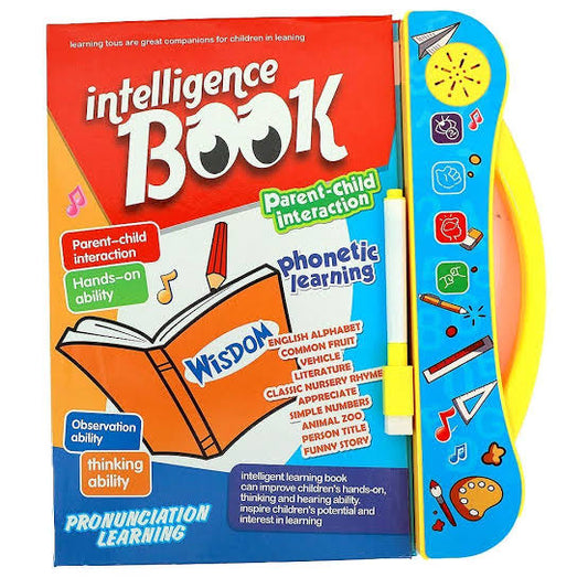 Intelligence Sound Book – English Learning Toy with Music, Alphabets & Phonics
